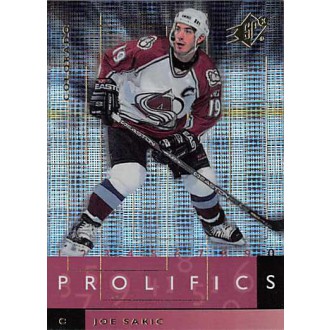 Insertní karty - Sakic Joe - 1999-00 SPx Prolifics No.P4