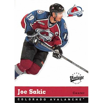 Řadové karty - Sakic Joe - 2000-01 Vintage No.88