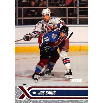 Řadové karty - Sakic Joe - 2000-01 Stadium Club No.182