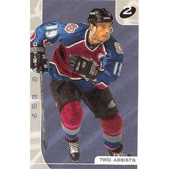 Insertní karty - Sakic Joe - 2000-01 BAP Signature Series He Shoots He Scores Points No.17