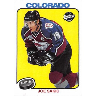 Řadové karty - Sakic Joe - 2001-02 Vintage No.64