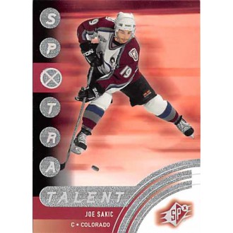 Řadové karty - Sakic Joe - 2001-02 SPx No.81