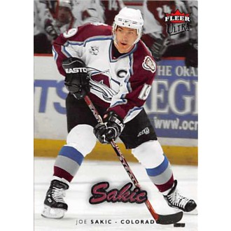 Řadové karty - Sakic Joe - 2006-07 Ultra No.49