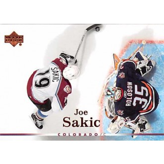 Řadové karty - Sakic Joe - 2007-08 Upper Deck No.54