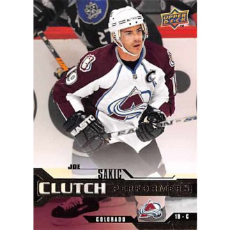 Insertní karty - Sakic Joe - 2007-08 Upper Deck Clutch Performers No.CP6
