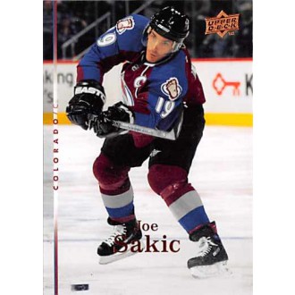 Řadové karty - Sakic Joe - 2007-08 Upper Deck No.307