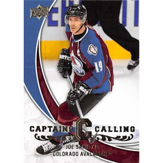 Insertní karty - Sakic Joe - 2008-09 Upper Deck Captains Calling No.CPT3