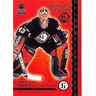 Insertní karty - Biron Martin - 2003-04 Crown Royale Gauntlet of Glory No.4