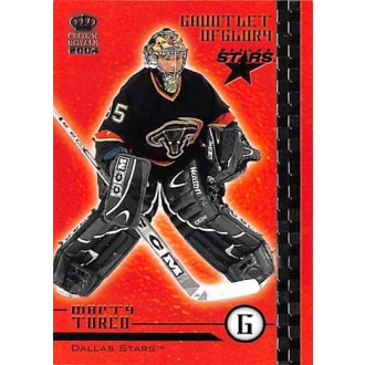 Insertní karty - Turco Marty - 2003-04 Crown Royale Gauntlet of Glory No.8