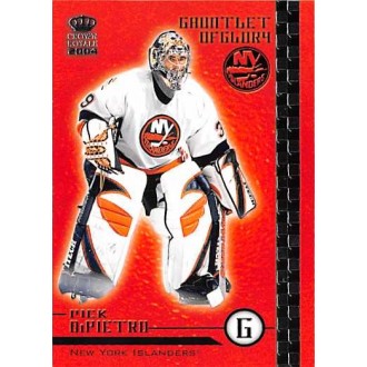 Insertní karty - DiPietro Rick - 2003-04 Crown Royale Gauntlet of Glory No.13