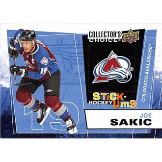 Insertní karty - Sakic Joe - 2008-09 Collectors Choice Stick-Ums  No.UMS11