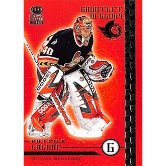 Insertní karty - Lalime Patrick - 2003-04 Crown Royale Gauntlet of Glory No.14