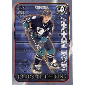 Insertní karty - Fedorov Sergei - 2003-04 Crown Royale Lords of the Rink No.1