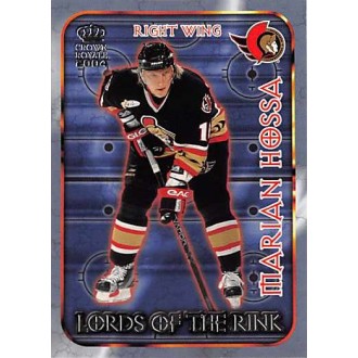 Insertní karty - Hossa Marian - 2003-04 Crown Royale Lords of the Rink No.15