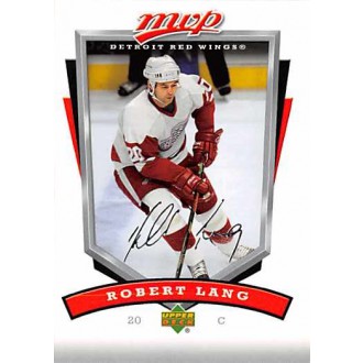 Řadové karty - Lang Robert - 2006-07 MVP No.107