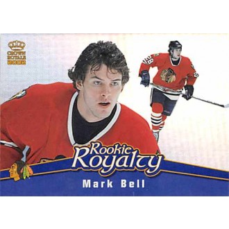 Insertní karty - Bell Mark - 2001-02 Crown Royale Rookie Royalty No.4