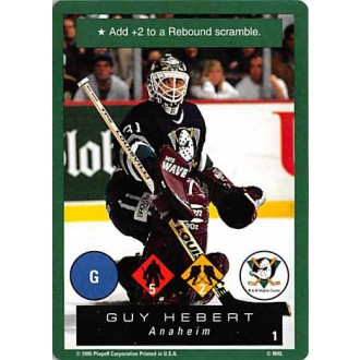 Řadové karty - Hebert Guy - 1995-96 Playoff One on One No.1