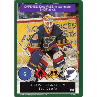Řadové karty - Casey Jon - 1995-96 Playoff One on One No.194