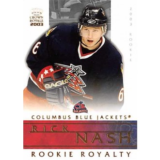 Insertní karty - Nash Rick - 2002-03 Crown Royale Rookie Royalty No.7