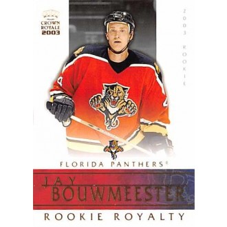 Insertní karty - Bouwmeester Jay - 2002-03 Crown Royale Rookie Royalty No.11