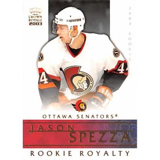 Insertní karty - Spezza Jason - 2002-03 Crown Royale Rookie Royalty No.17