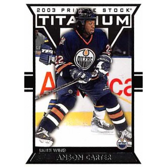 Řadové karty - Carter Anson - 2002-03 Titanium Retail No.41