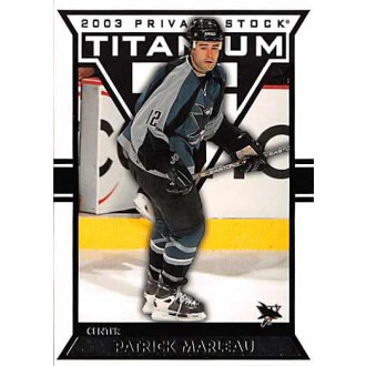 Řadové karty - Marleau Patrick - 2002-03 Titanium Retail No.86