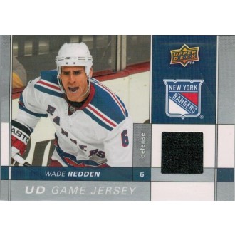 Jersey karty - Redden Wade - 2009-10 Upper Deck Game Jerseys No.GJ-WR