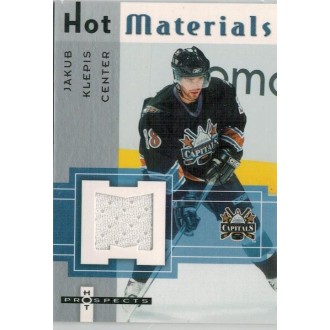 Jersey karty - Klepiš Jakub - 2005-06 Hot Prospects Hot Materials No.HM-JK