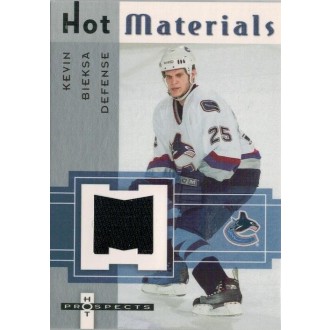 Jersey karty - Bieksa Kevin - 2005-06 Hot Prospects Hot Materials No.HM-BI