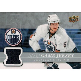 Jersey karty - Šmíd Ladislav - 2008-09 Upper Deck Game Jerseys black No.GJ-SM