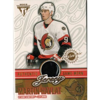 Jersey karty - Havlát Martin - 2002-03 Titanium Jerseys No.47