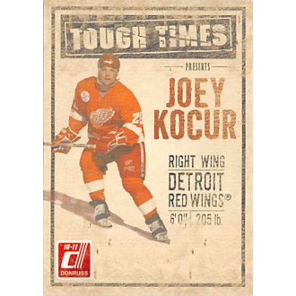 Insertní karty - Kocur Joey - 2010-11 Donruss Tough Times No.3