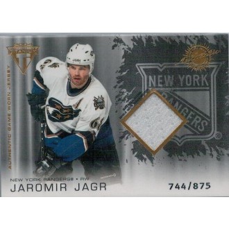 Jersey karty - Jágr Jaromír - 2003-04 Titanium - white No.170