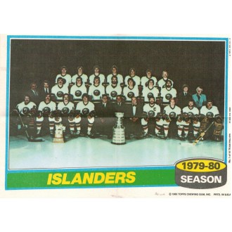 Insertní karty - New York Islanders - 1980-81 Topps Team Posters No.1