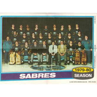 Insertní karty - Buffalo Sabres - 1980-81 Topps Team Posters No.6