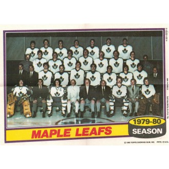 Insertní karty - Toronto Maple Leafs - 1980-81 Topps Team Posters No.10