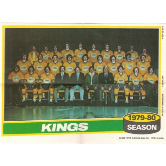 Insertní karty - Los Angeles Kings - 1980-81 Topps Team Posters No.13