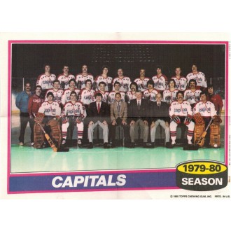 Insertní karty - Washington Capitals - 1980-81 Topps Team Posters No.16