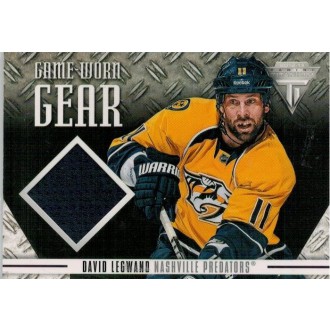Jersey karty - Legwand David - 2012-13 Titanium Game Worn Gear No.GG-DL