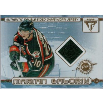 Jersey karty - Gáborík Marián, Fernandez Manny - 2001-02 Titanium Double-Sided Jerseys No.67