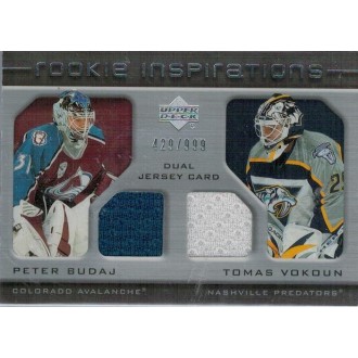 Jersey karty - Budaj Peter, Vokoun Tomáš - 2005-06 Rookie Update No.205