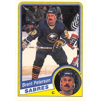 Řadové karty - Peterson Brent - 1984-85 O-Pee-Chee No.25