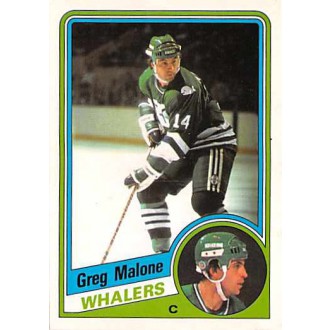 Řadové karty - Malone Greg - 1984-85 O-Pee-Chee No.74