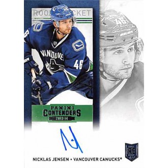 Podepsané karty - Jensen Nicklas - 2013-14 Contenders No.180