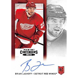 Podepsané karty - Lashoff Brian - 2013-14 Contenders No.201