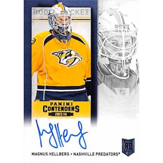 Podepsané karty - Hellberg Magnus - 2013-14 Contenders No.217