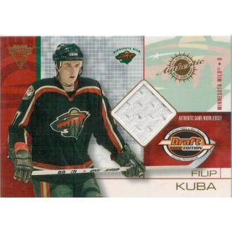 Jersey karty - Kuba Filip - 2001-02 Titanium Draft Day Edition No.46