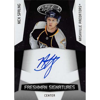 Podepsané karty - Spaling Nick - 2010-11 Certified No.179