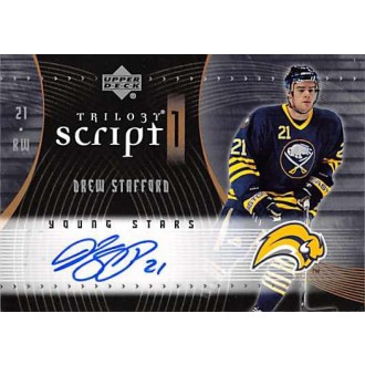Podepsané karty - Stafford Drew - 2007-08 Trilogy Scripts No.S1-DS